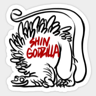 Godzilla Stickers Cute vers. · The Art of The Barabones · Online Store  Powered by Storenvy