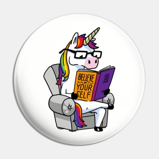 Unicorn Believe Yourself Self Affirmation Book Pin