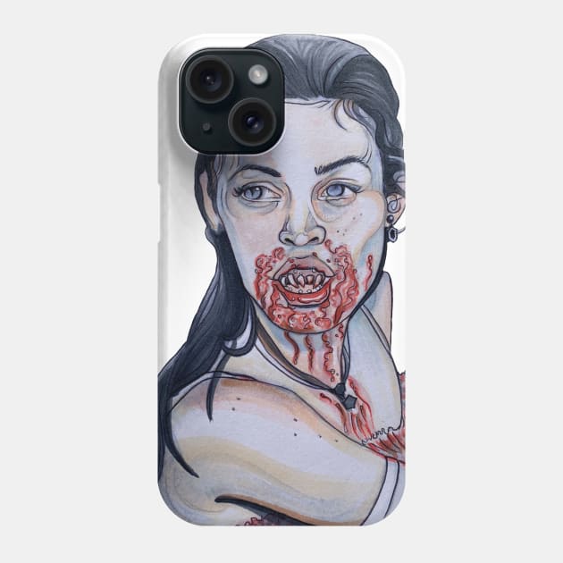 Jennifer’s Body Phone Case by jilliandohertyart