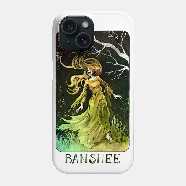 Banshee Phone Case by Alex KUJAWA