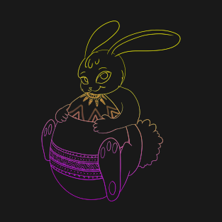 Easter bunny with easter egg T-Shirt