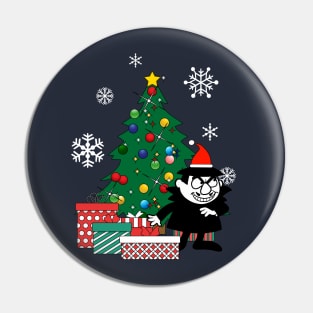 Boris Badenov Around The Christmas Tree Pin