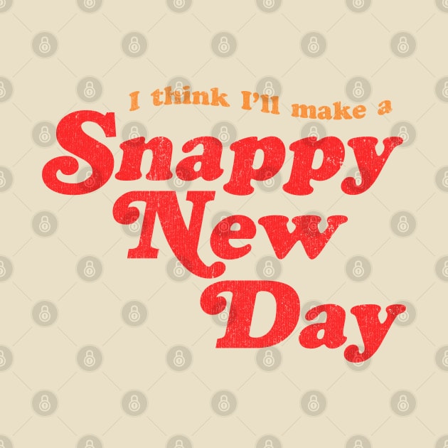 Snappy New Day - Mr. Rogers inspired retro design by KellyDesignCompany by KellyDesignCompany