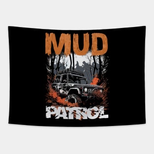 Mud patrol Tapestry