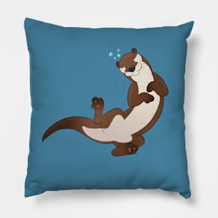 Otter Around Pillow