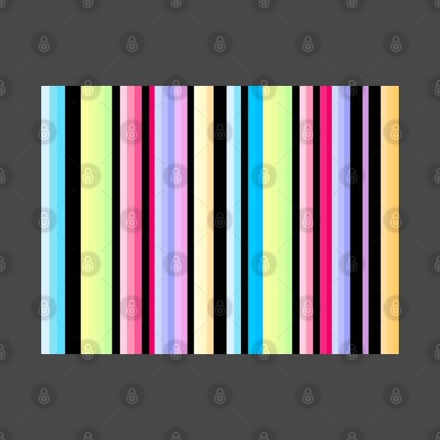 Pastels barcode Abstract Art by Orchid 12 by Orchid's Art