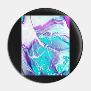 Cotton Candy - Teal and Magenta Variant Pin
