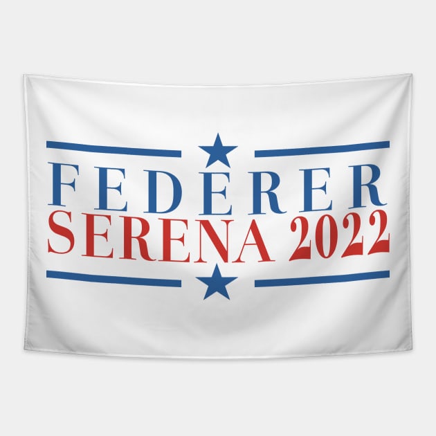 Federer Serena Tapestry by GLStyleDesigns