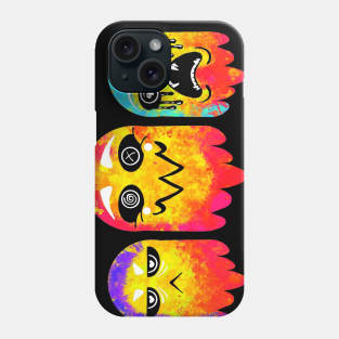 Spooked Ghosts (orange) Phone Case