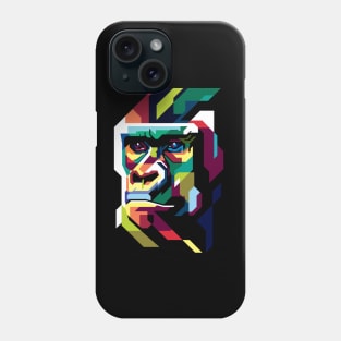 colorfull gorilla Phone Case