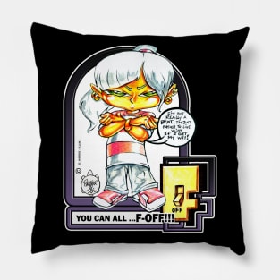 YOUNG DISSIDENCE - F-OFF 3 Pillow