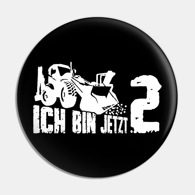 2 Jahre Kinder Geburtstag Kindergeburtstag Bagger Geschenk