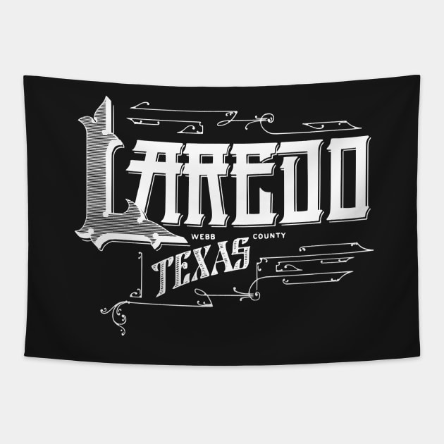 Vintage Laredo, TX Tapestry by DonDota