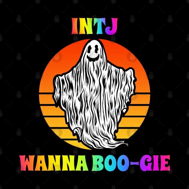 INTJ Wanna Boogie Groovy Halloween Party Retro Vintage by coloringiship