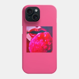 Raspberry slip Phone Case