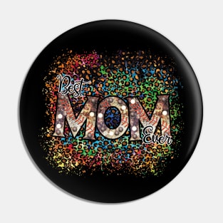 Vintage Best Mom Ever Baseball Mama for Sport Lover Mother's Pin