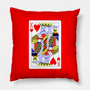 Leo King of Hearts Pillow