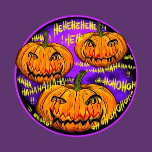 Scary halloween pumpkins T-Shirt