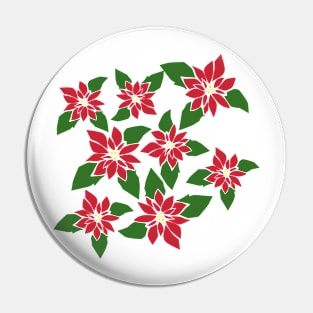 Poinsettia Pin