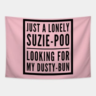 Suzie-Poo Dusty-Bun Love Romance Tapestry