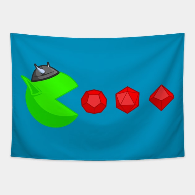 Dice Pac(k) Man-Goblin Tapestry by Shiron