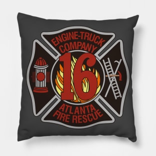 Atlanta Fire Station 16 Pillow