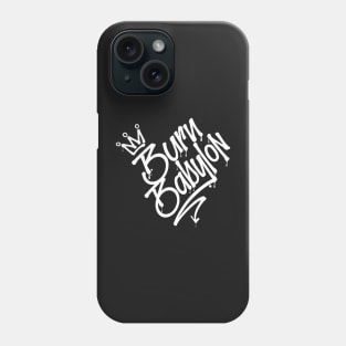 Burn Babylon Graffiti Tag Style Reggae Phone Case