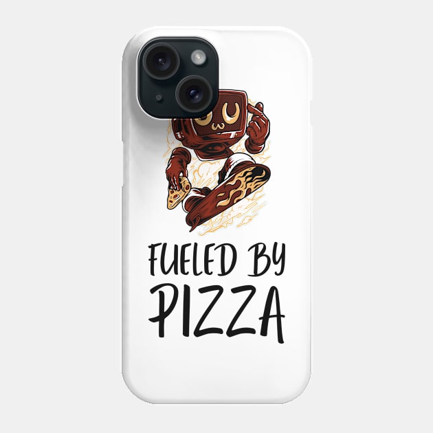 Computer AI Pizza Phone Case by InkyArt