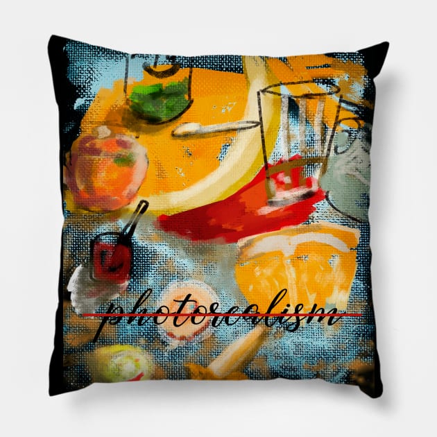 photorealism Pillow by flyagulaka