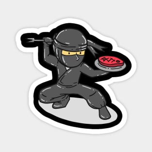 Cool BBQ Meat Dining Ninja Magnet