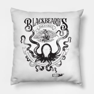 Blackbeard's Bar and Grill Pillow