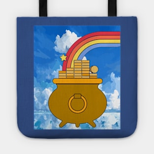 Rainbow With Boiler Pot Full Of Gold Tote