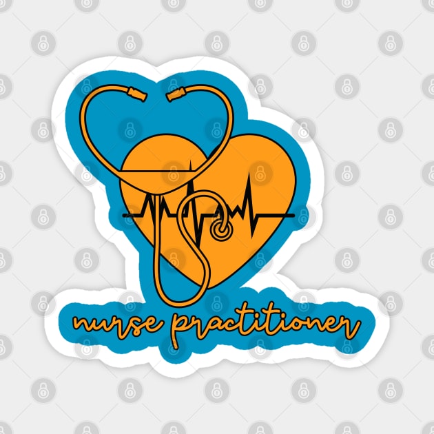 nurse practitioner Magnet by A tone for life