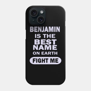 Benjamin Name Men's Boys Birth Phone Case