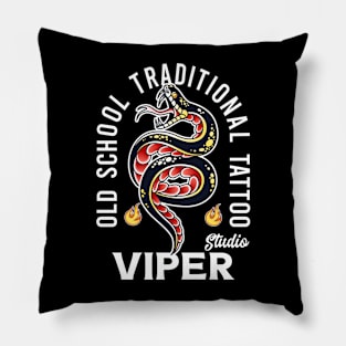 OLD SCHOOL TRADITIONAL TATTOO SNEAK VIPER Pillow