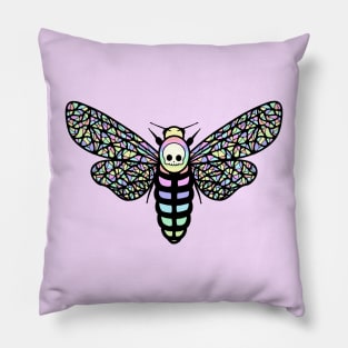 Rainbow Death's Head Hawk Moth Pillow