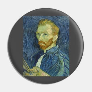 Van Gogh Portrait Pin