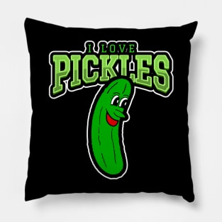 I LOVE Pickles Dill Pickle Lover Pillow