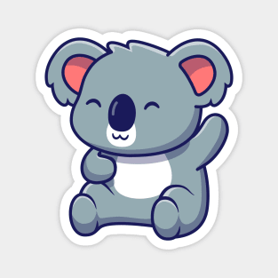 Cute koala sitting Magnet