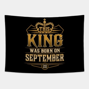 This King Was Born On September 20Th Virgo Libra Tapestry