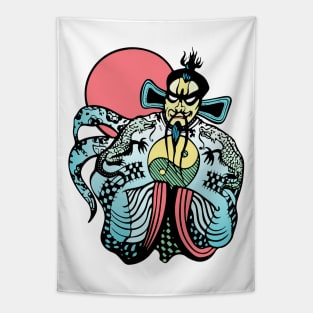 Jack Burton Fu Manchu Tapestry