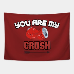 You Are My Crush, valentines day, love Tapestry