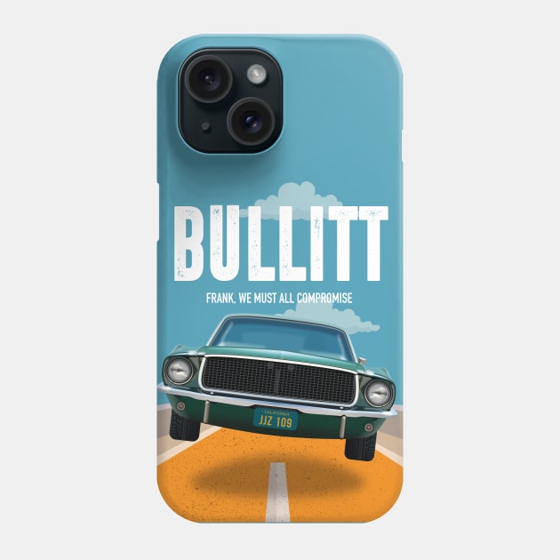 Bullitt - Alternative Movie Poster Phone Case by MoviePosterBoy