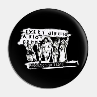 Riot Grrrl Pin