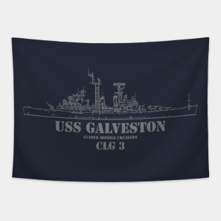 USS GALVESTON Tapestry