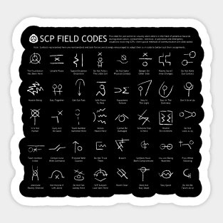  100Pcs SCP Foundation Stickers Pack