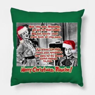 Merry Christmas, Blanche! Pillow