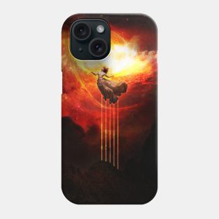 Fire woman Phone Case