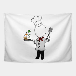 creepypasta chef slenderman chibi Tapestry