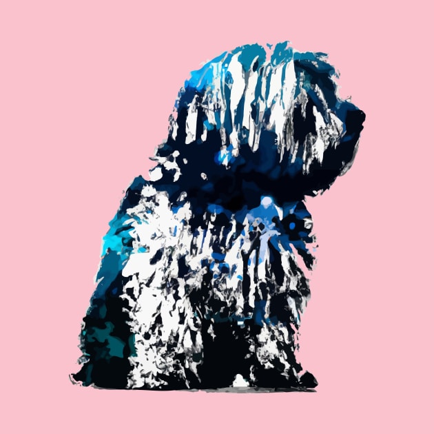 Floof Havanese Stencil Design by Furrban